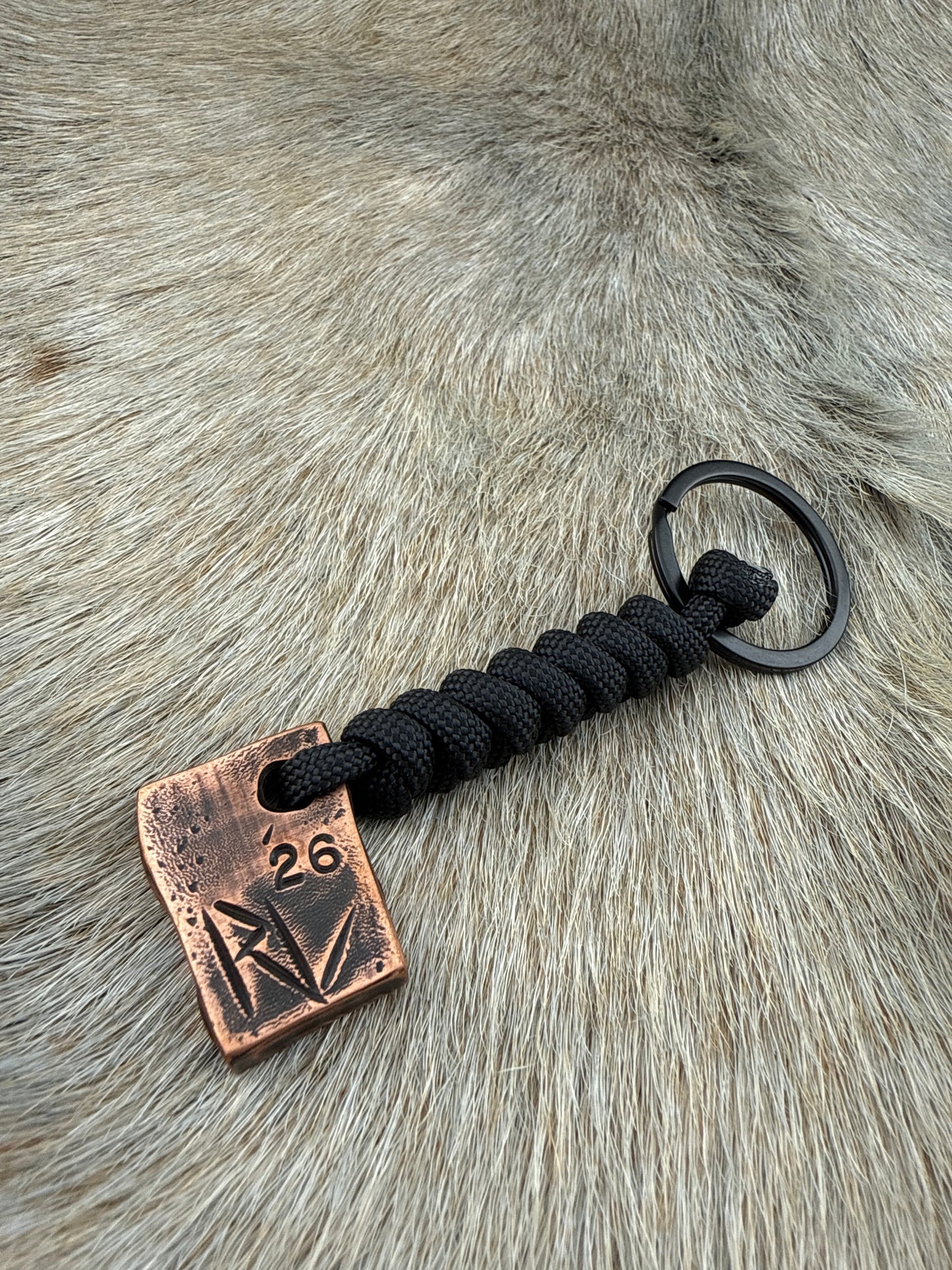Keychain: Copper Skull