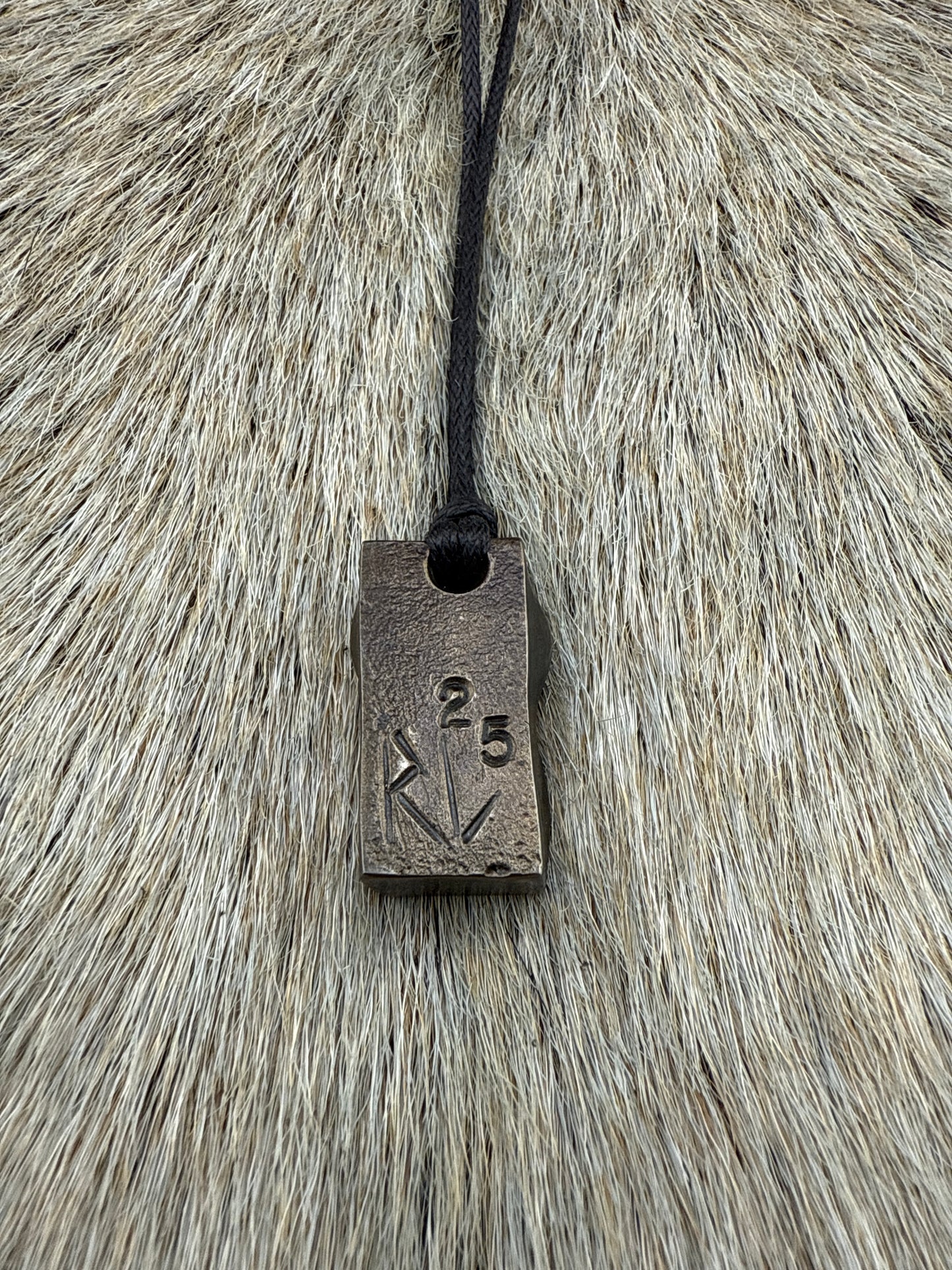 Forged Skull Pendant