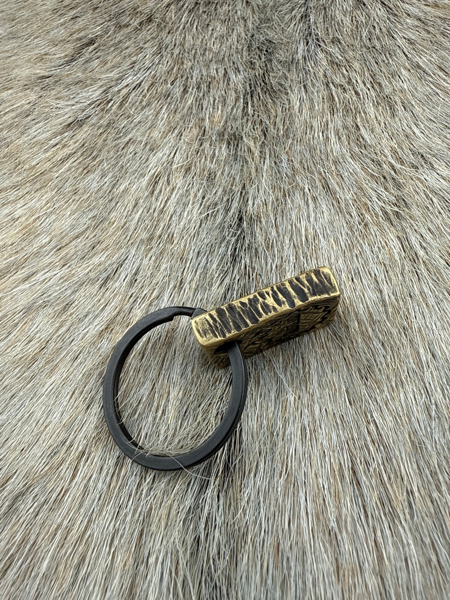 Keychain: Brass RustLand