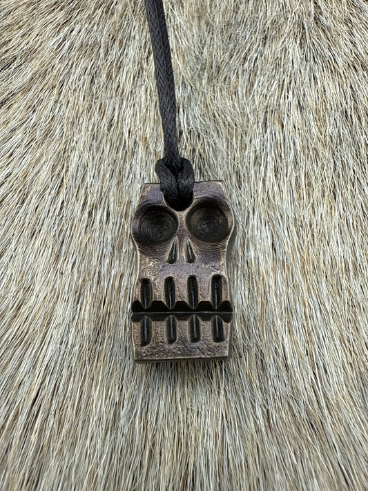 Forged Skull Pendant