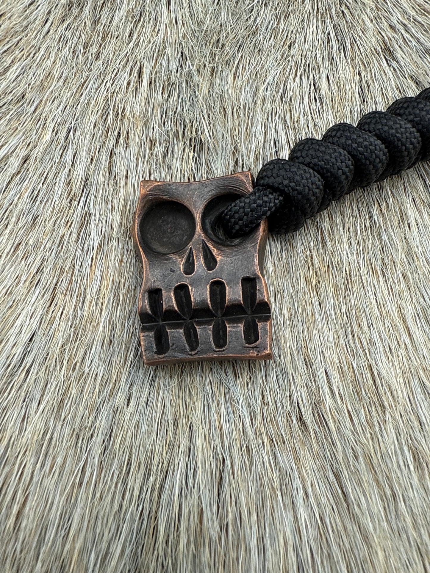 Keychain: Copper Skull