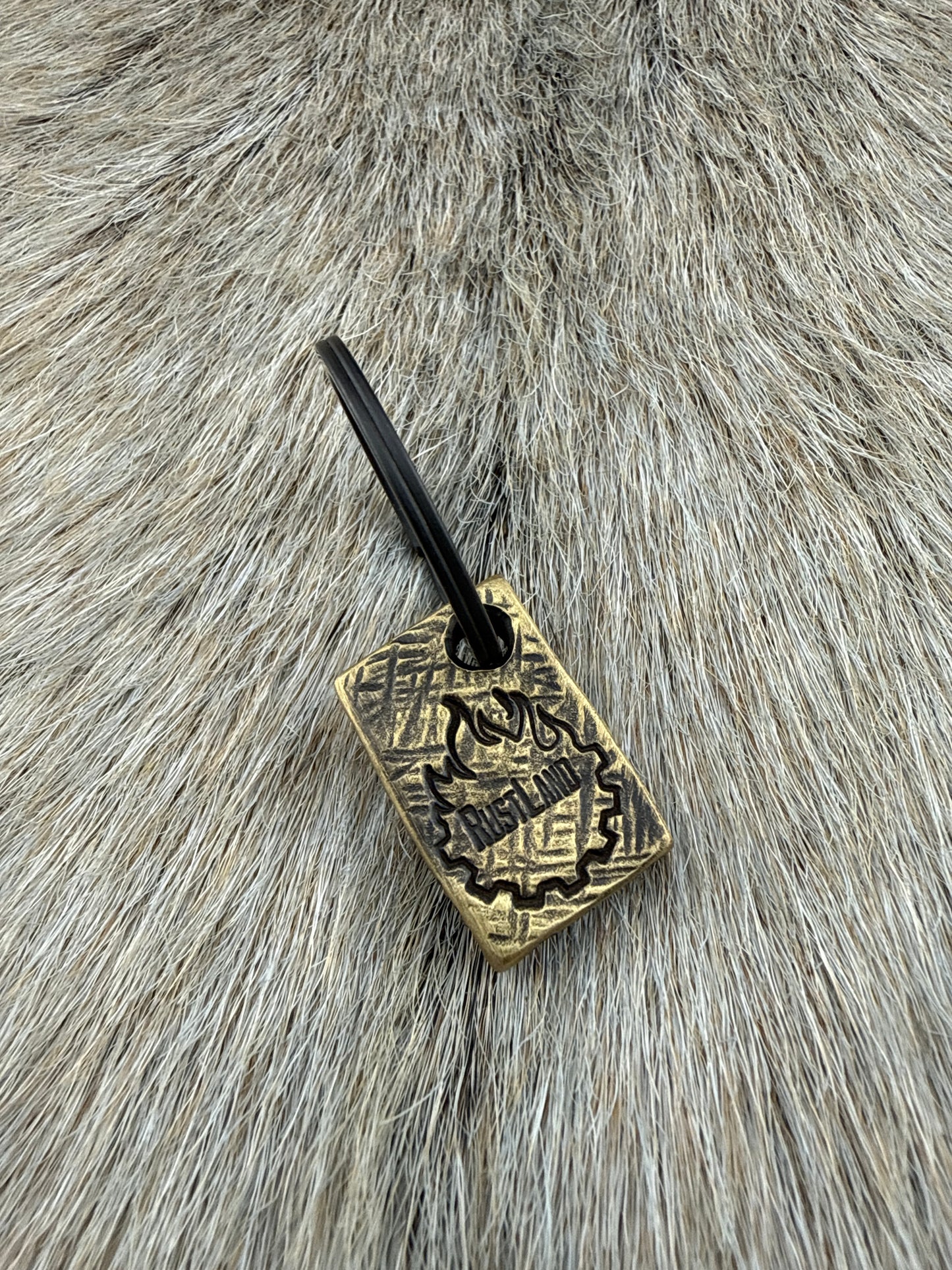 Keychain: Brass RustLand