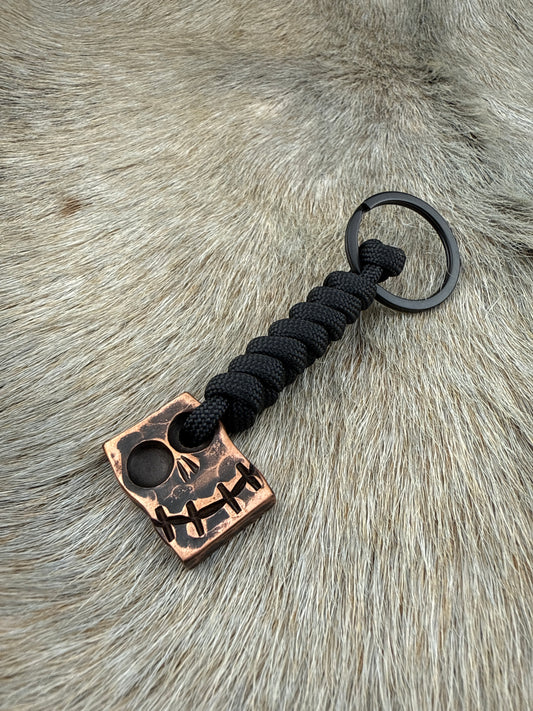 Keychain: Copper Skull