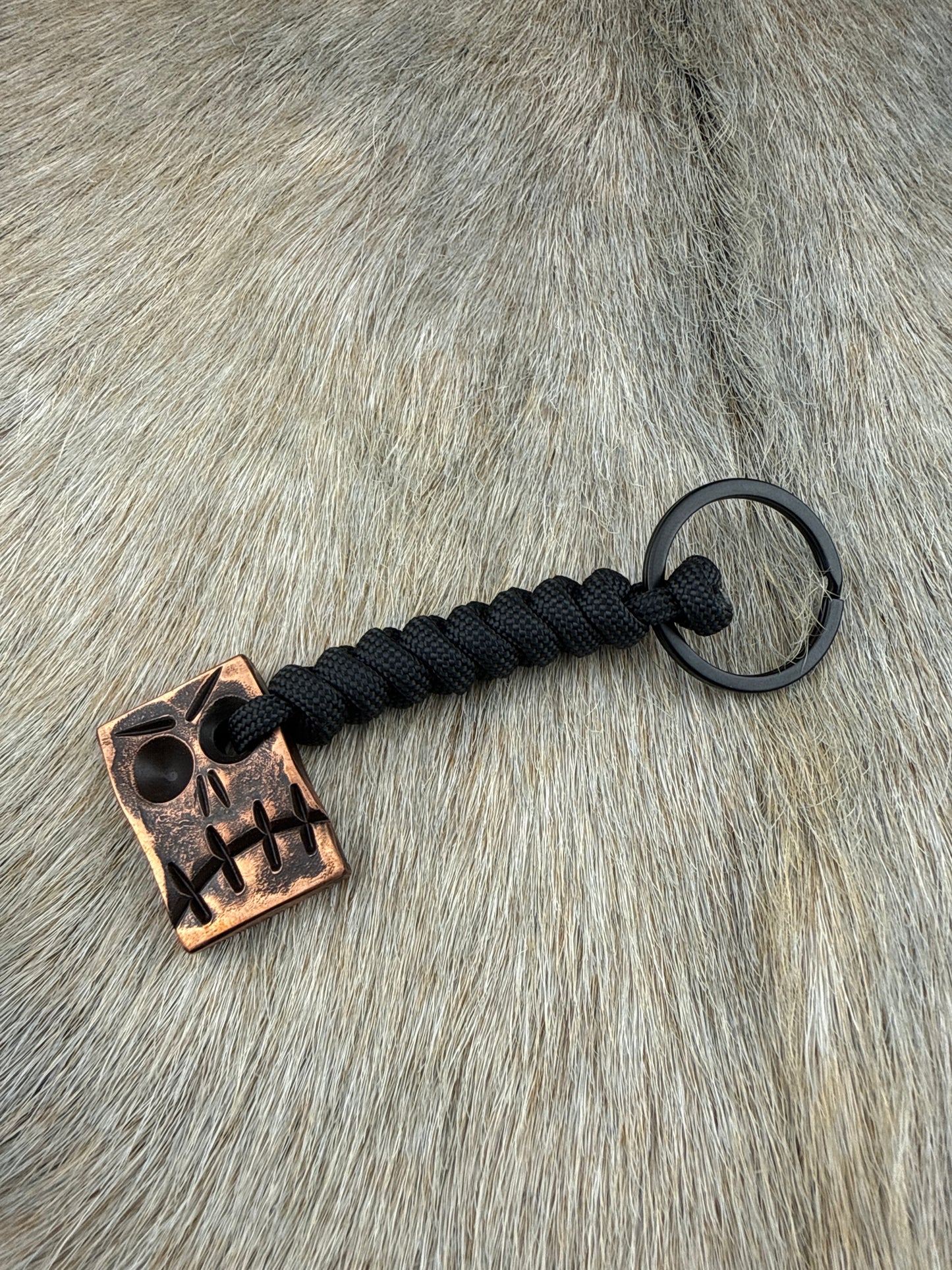Keychain: Copper Skull