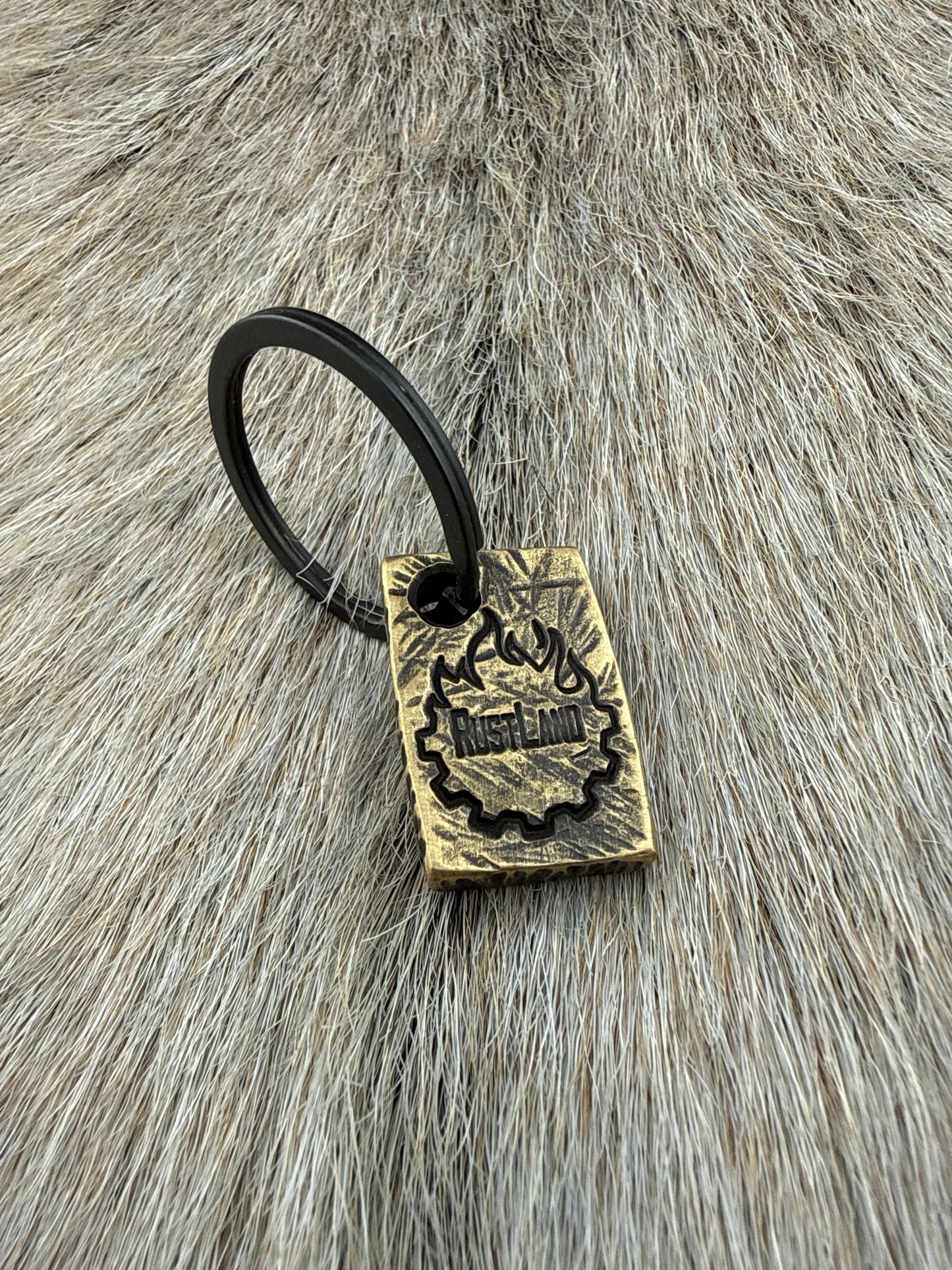 Keychain: Brass RustLand