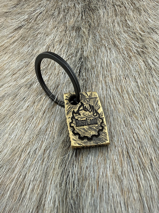 Keychain: Brass RustLand