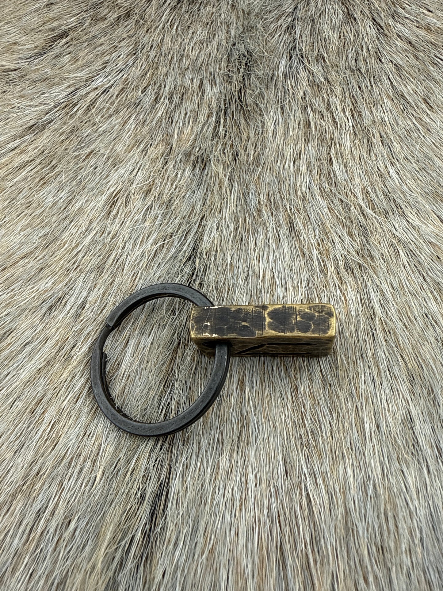 Keychain: Brass Uruz Rune