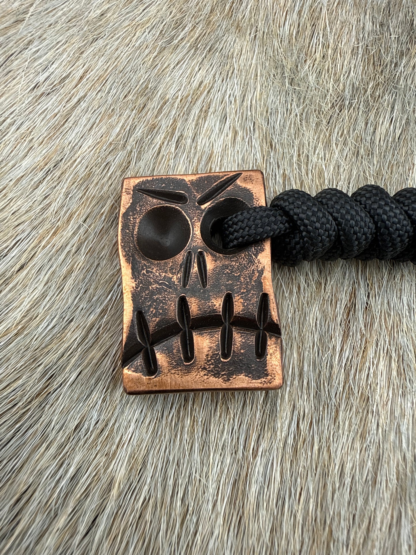 Keychain: Copper Skull