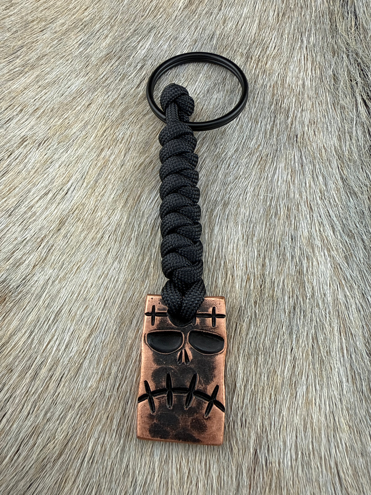 Keychain: Copper FrankenSkull