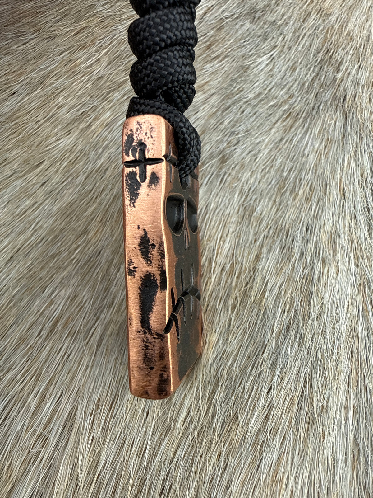 Keychain: Copper FrankenSkull