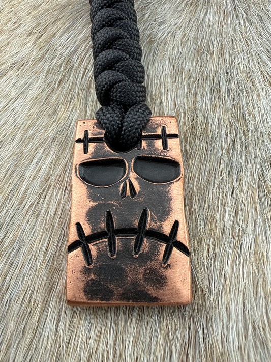 Keychain: Copper FrankenSkull